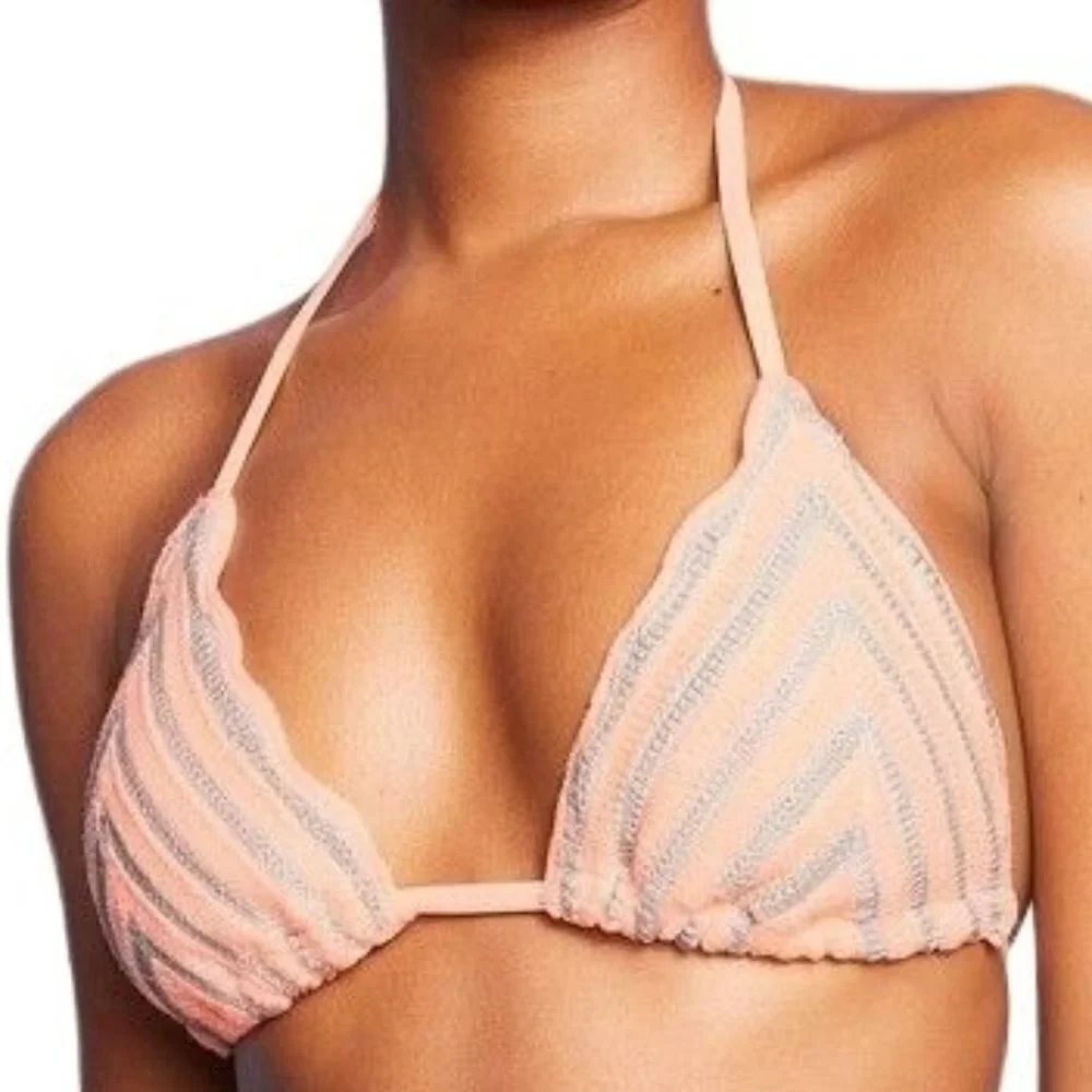 Women's Crochet Triangle Bikini Top | Wild Fable | Small (4/6)